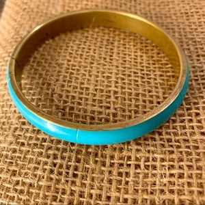 Teal bangle bracelet